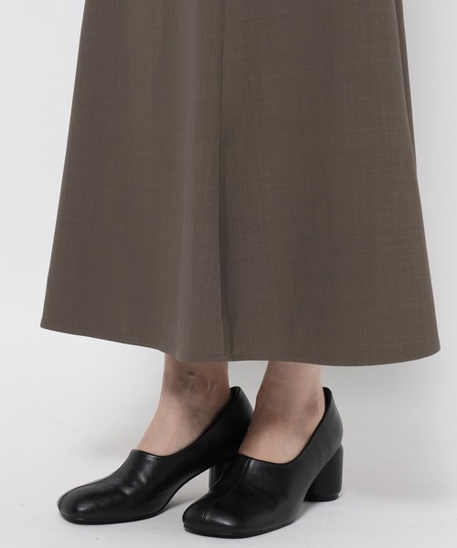 mysty woman(ミスティウーマン)の「レースアップマーメイドスカート 582377(スカート・レディース・ブラック/モカ/ダークベージュ・FREE)」の6枚目の写真