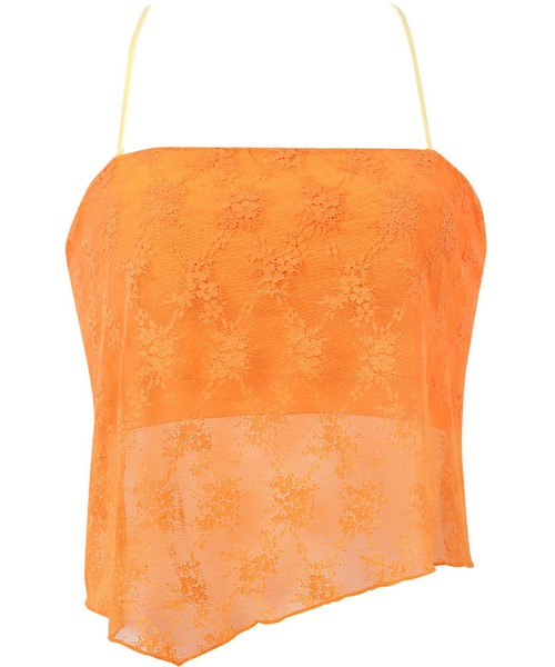 GOCOCi(ゴコチ)の「「GOCOCi ゴコチ」「cooomy.(クーミー)」 カップ付きキャミソール(インナーウェア/肌着・レディース・オレンジ/ブラック/アイボリー・M/L)」の3枚目の写真