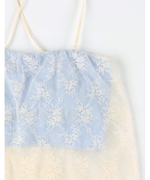 GOCOCi(ゴコチ)の「「GOCOCi ゴコチ」「cooomy.(クーミー)」 カップ付きキャミソール(インナーウェア/肌着・レディース・オレンジ/ブラック/アイボリー・M/L)」の11枚目の写真