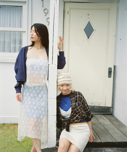 GOCOCi(ゴコチ)の「「GOCOCi ゴコチ」「cooomy.(クーミー)」 カップ付きキャミソール(インナーウェア/肌着・レディース・オレンジ/ブラック/アイボリー・M/L)」の4枚目の写真