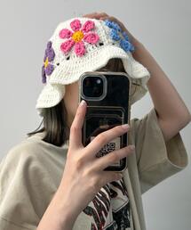 WEGO | WEGO/フラワーフリルニットハット(ハット)