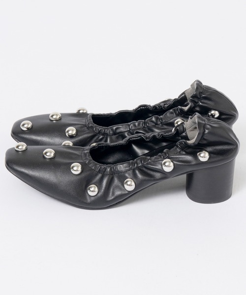 MAISON SPECIAL（メゾンスペシャル）の「Multi Fabric Pumps/マルチファブリックパンプス（パンプス・レディース・ダークブラック/アイボリー/マルチ/ブラック・36/37/38）」の20枚目の写真