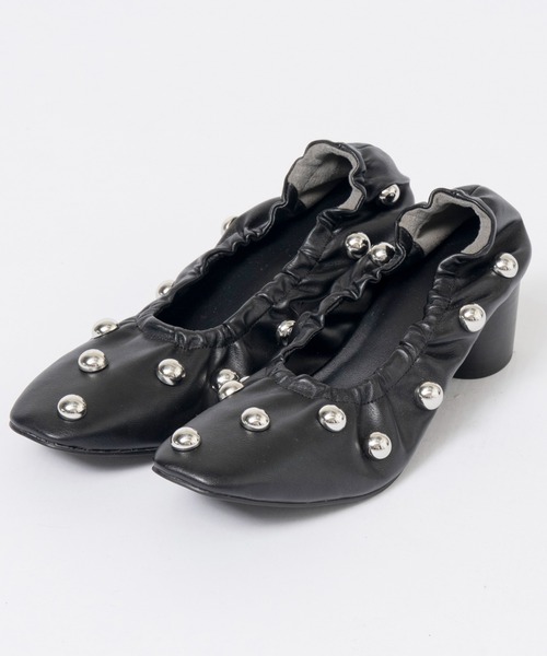 MAISON SPECIAL（メゾンスペシャル）の「Multi Fabric Pumps/マルチファブリックパンプス（パンプス・レディース・ダークブラック/アイボリー/マルチ/ブラック・36/37/38）」の19枚目の写真