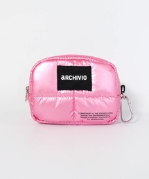 archivio(アルチビオ)の<LADIES>メタリック中綿ポーチ(ゴルフグッズ)