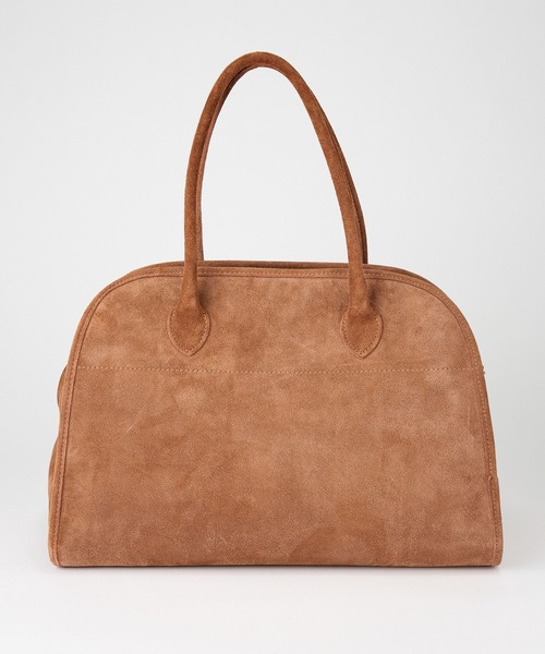 【AULENTTI/オウレンティ】スウェード　ボストンバッグ　ストラップ付 追加4》AULENTTI /オウレンティ SUEDE BOSTON BAG4（ボストン