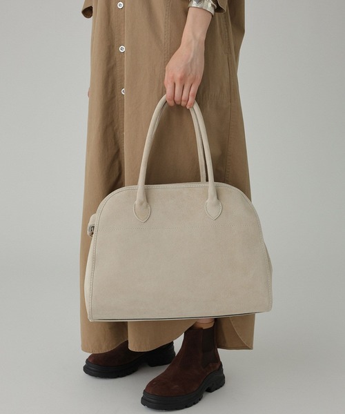 未使用！オウレンティ　スェードミニボストン セール】【AULENTTI/ オーレンティ】ミニボストンバッグ