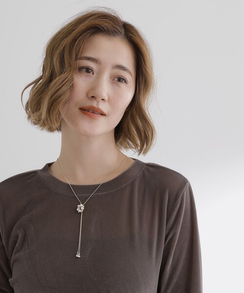grove(グローブ)の「サークルパール調スライドネックレス(ネックレス・レディース・ゴールド/ピンクゴールド/シルバー・00)」の9枚目の写真
