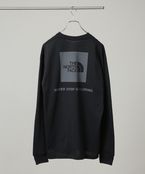 THE NORTH FACE（ザノースフェイス）の「THE NORTH FACE/L/S Back Square Logo Tee（Tシャツ/カットソー・メンズ・グレー/ブラック/ホワイト・L/M/XL）」の10枚目の写真