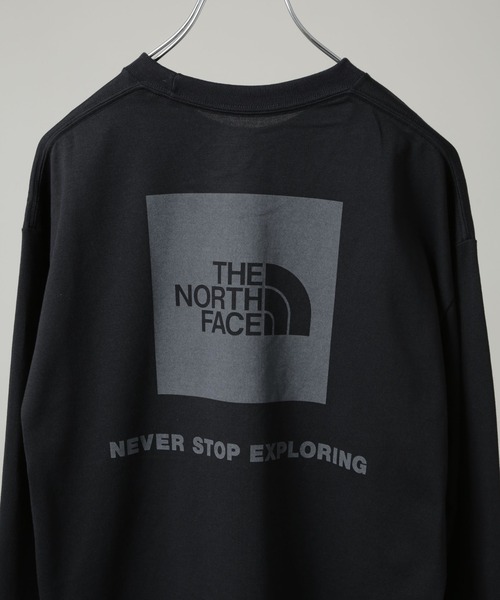 THE NORTH FACE（ザノースフェイス）の「THE NORTH FACE/L/S Back Square Logo Tee（Tシャツ/カットソー・メンズ・グレー/ブラック/ホワイト・L/M/XL）」の11枚目の写真