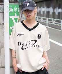 WEGO | WEGO/【25年秋冬新作】フェイクスウェードゲームT(Tシャツ/カットソー)