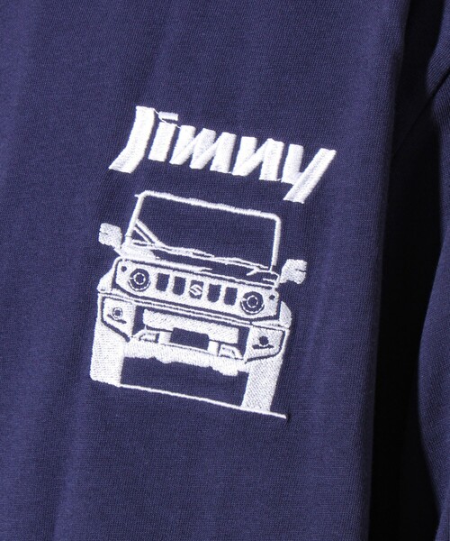 GLOSTER(グロスター)の「【ロングセラーコラボ】ジムニー×GLOSTER 長袖プリントTシャツ(Tシャツ/カットソー・メンズ・ホワイト/ネイビー/チャコールグレー・M/L)」の7枚目の写真