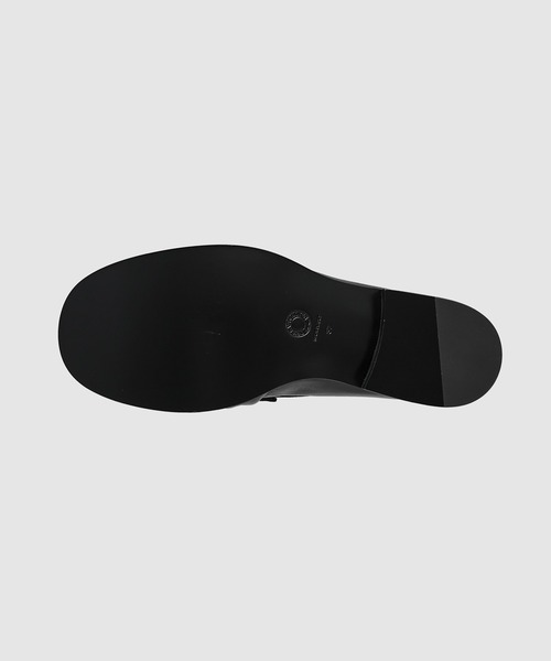 Rinmon 　DRIES VAN NOTEN 黒レザー厚底ローファー Dries Van Noten Black Leather Loafers ○ Labellov ○ Buy and