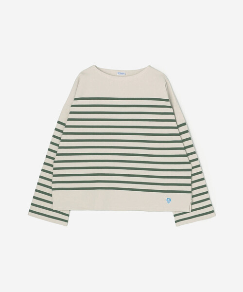 ORCIVAL(オーシバル)の「ORCIVAL | ラッセル ワイドセーラーTシャツ WOMEN(Tシャツ/カットソー・レディース・ブルー系その他/ベージュ系その他/グレー系その他/ブラック系その他・1)」の3枚目の写真