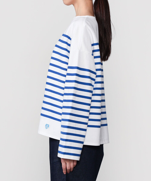 ORCIVAL(オーシバル)の「ORCIVAL | ラッセル ワイドセーラーTシャツ WOMEN(Tシャツ/カットソー・レディース・ブルー系その他/ベージュ系その他/グレー系その他/ブラック系その他・1)」の15枚目の写真