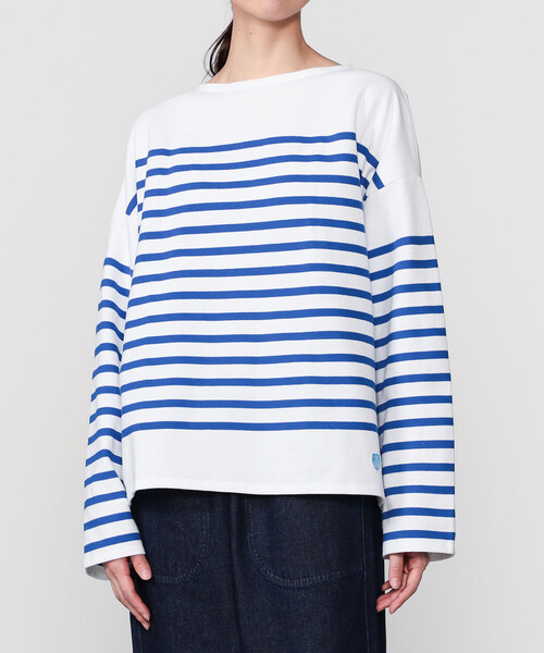 オーシバルTシャツ ORCIVAL | ラッセル ワイドセーラーTシャツ WOMEN（Tシャツ