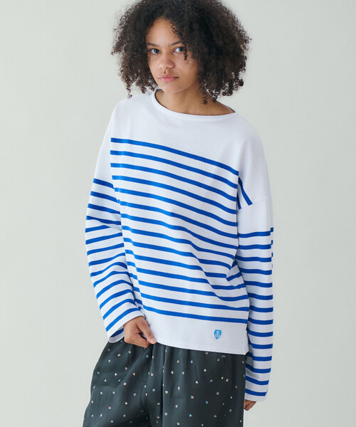 オーシバルTシャツ ORCIVAL | ラッセル ワイドセーラーTシャツ WOMEN（Tシャツ