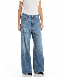 REPLAY | バギーフィットNARJA　コットンリヨセルブルーデニム(デニムパンツ)