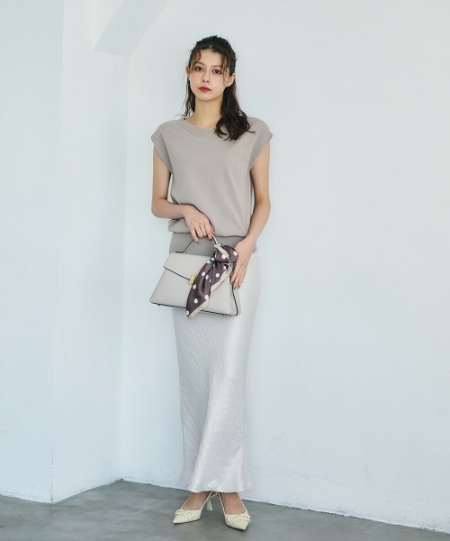 12Twelve Agenda(トゥエルブ アジェンダ)の「2wayショルダーゆるニットプルオーバー(ニット/セーター・レディース・ブルーグリーン/ブラウン/ベージュ・M)」の12枚目の写真