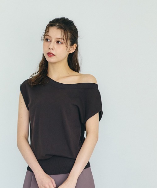 12Twelve Agenda(トゥエルブ アジェンダ)の「2wayショルダーゆるニットプルオーバー(ニット/セーター・レディース・ブルーグリーン/ブラウン/ベージュ・M)」の20枚目の写真