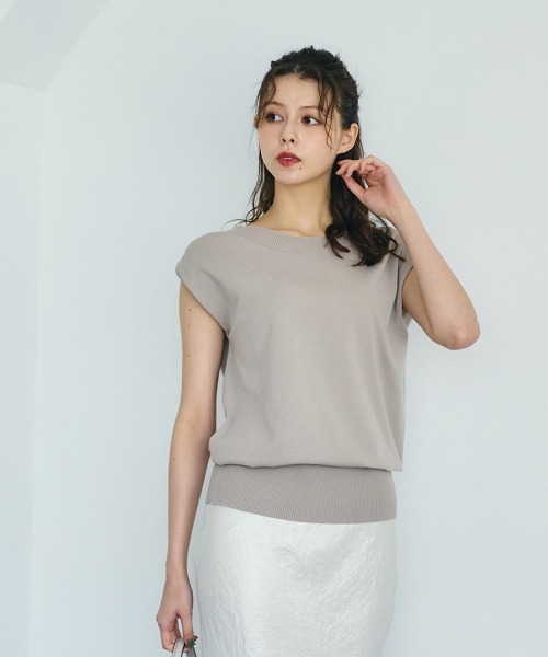 12Twelve Agenda(トゥエルブ アジェンダ)の「2wayショルダーゆるニットプルオーバー(ニット/セーター・レディース・ブルーグリーン/ブラウン/ベージュ・M)」の8枚目の写真