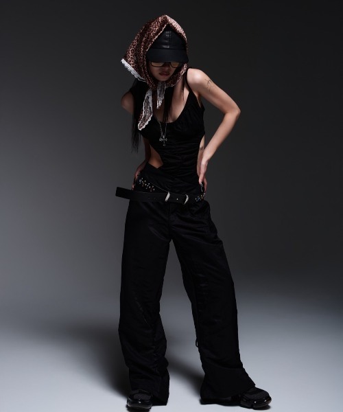 ROYAL FLASH（ロイヤルフラッシュ）の「MITSUKI/ミツキ/WAIST V MILITARY PANTS（その他パンツ・レディース・ホワイト/その他24/ブラック・S/M）」の5枚目の写真