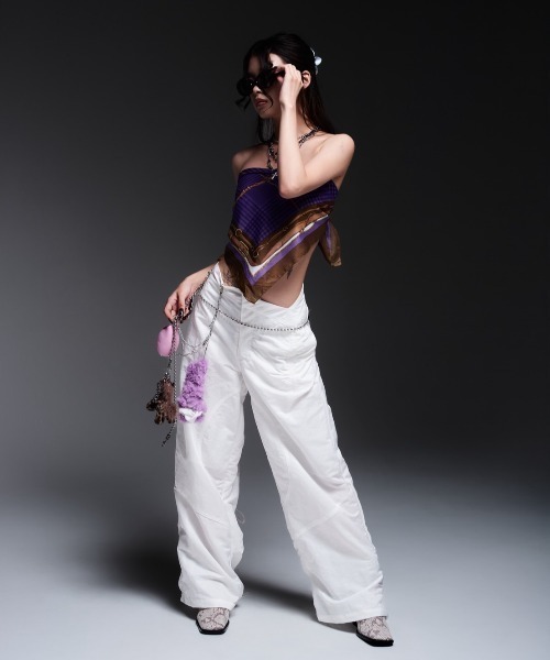 ROYAL FLASH（ロイヤルフラッシュ）の「MITSUKI/ミツキ/WAIST V MILITARY PANTS（その他パンツ・レディース・ホワイト/その他24/ブラック・S/M）」の15枚目の写真