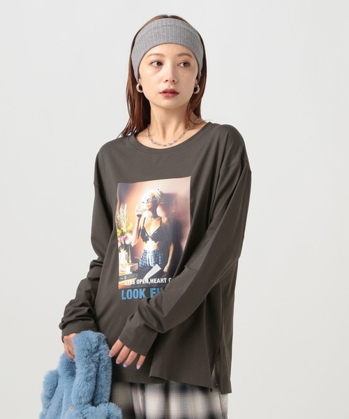 BAYFLOW（ベイフロー）の「[トレンドの太幅]リブターバン（ヘアバンド・レディース・グレー/ブラック/ブラウン/アイボリー・FREE）」の6枚目の写真