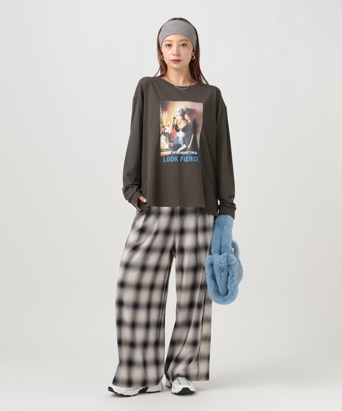 BAYFLOW（ベイフロー）の「[トレンドの太幅]リブターバン（ヘアバンド・レディース・グレー/ブラック/ブラウン/アイボリー・FREE）」の7枚目の写真