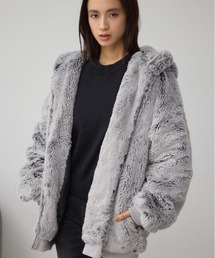 AZUL ファー付き　クロップドジャケット ブラック AZUL ファー付き クロップドジャケット ブラック 楽天市場】azul