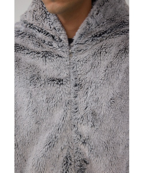 AZUL by moussy（アズールバイマウジー）の「フェイクファーブルゾン（ブルゾン・メンズ・ブラック/グレー/ベージュ/グリーン系その他2・MEDIUM/LARGE）」の13枚目の写真