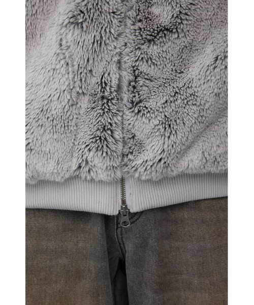 AZUL by moussy（アズールバイマウジー）の「フェイクファーブルゾン（ブルゾン・メンズ・ブラック/グレー/ベージュ/グリーン系その他2・MEDIUM/LARGE）」の18枚目の写真