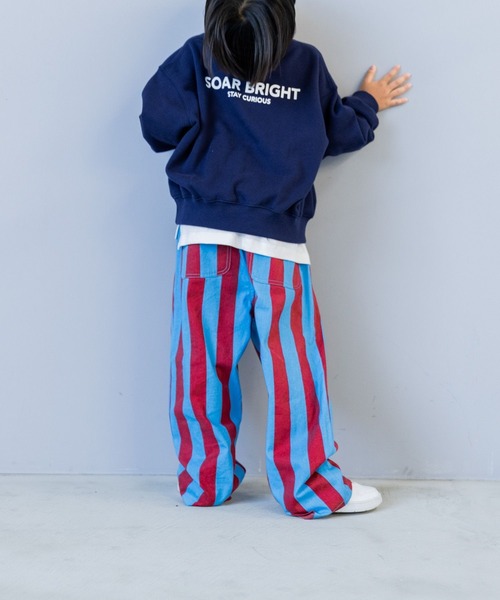 LOWRYS FARM(ローリーズファーム)の「シェフパンツ 583661(その他パンツ・キッズ・ブラック/オフホワイト/レッド/ブルー/ブラック×ホワイト/レオパード/ブラック系その他/ドット/ホワイト系その他・110cm/120cm/130cm/140cm/150cm)」の6枚目の写真