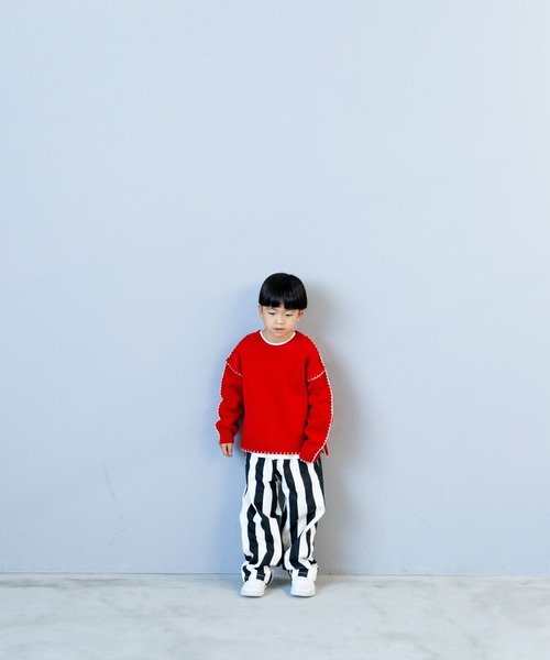 LOWRYS FARM(ローリーズファーム)の「シェフパンツ 583661(その他パンツ・キッズ・ブラック/オフホワイト/レッド/ブルー/ブラック×ホワイト/レオパード/ブラック系その他/ドット/ホワイト系その他・110cm/120cm/130cm/140cm/150cm)」の21枚目の写真