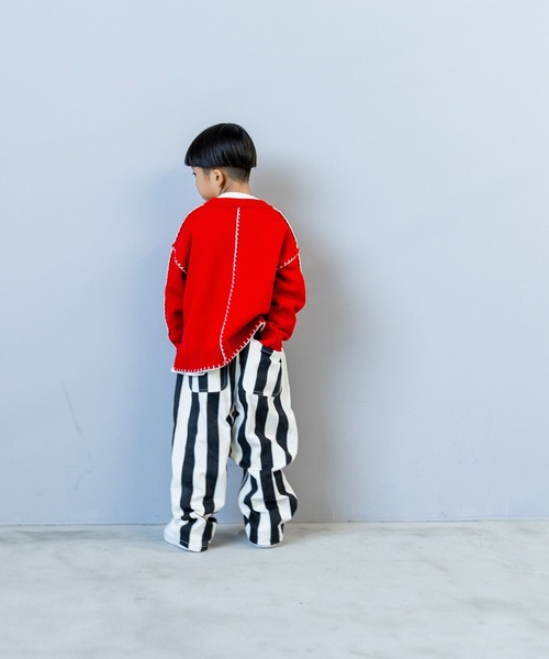 LOWRYS FARM(ローリーズファーム)の「シェフパンツ 583661(その他パンツ・キッズ・ブラック/オフホワイト/レッド/ブルー/ブラック×ホワイト/レオパード/ブラック系その他/ドット/ホワイト系その他・110cm/120cm/130cm/140cm/150cm)」の22枚目の写真