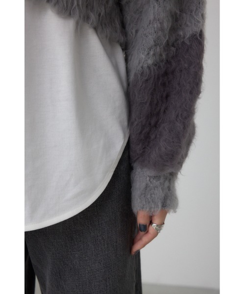 AZUL by moussy（アズールバイマウジー）の「ブロッキンググラデーションカーディガン（カーディガン/ボレロ・レディース・ブルー系その他/ピンク系その他/ブルー系その他3・SMALL/MEDIUM）」の21枚目の写真