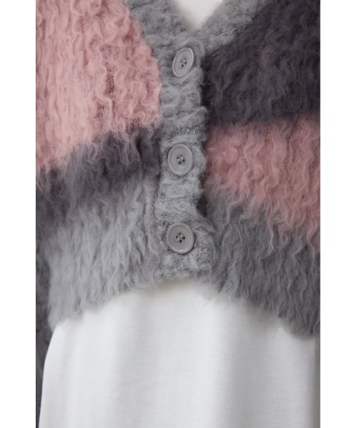 AZUL by moussy（アズールバイマウジー）の「ブロッキンググラデーションカーディガン（カーディガン/ボレロ・レディース・ブルー系その他/ピンク系その他/ブルー系その他3・SMALL/MEDIUM）」の22枚目の写真