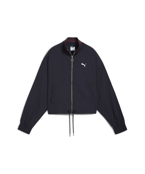 PUMA（プーマ）の「PUMA プーマ ウィメンズ プレミアム ESS リラックスド ウーブン ジャケット（ブルゾン・レディース・レッド/ネイビー・SMALL/X-LARGE/LARGE/MEDIUM）」の5枚目の写真