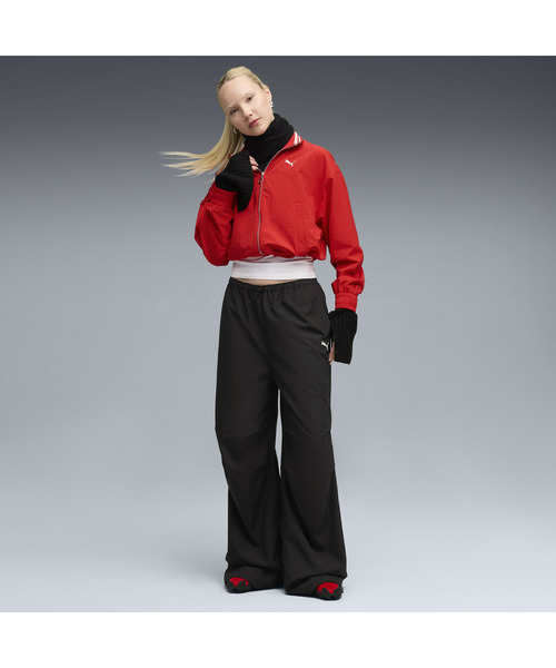PUMA（プーマ）の「PUMA プーマ ウィメンズ プレミアム ESS リラックスド ウーブン ジャケット（ブルゾン・レディース・レッド/ネイビー・SMALL/X-LARGE/LARGE/MEDIUM）」の8枚目の写真