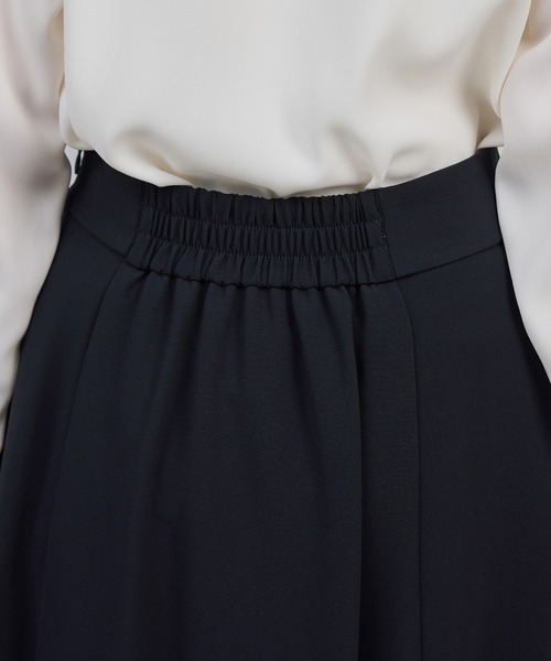 ROPE'(ロペ)の「トリアセダブルクロス ハイウエストフレアスカート/イージーケア・セットアップ対応・25AW(スカート・レディース・ネイビー・40/38/36)」の12枚目の写真