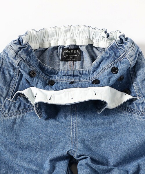 こども ビームス（コドモビームス）の「【別注】MARET / デニム フレア パンツ 2025FW（140～150cm）（その他パンツ・キッズ・インディゴブルー・L(140-150㎝)）」の10枚目の写真