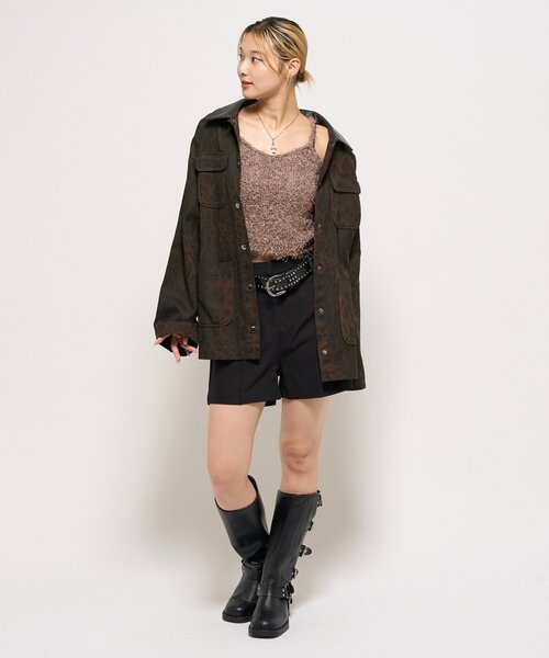 WHO'S WHO gallery(フーズフーギャラリー)の「シャギーニットキャミ(ニット/セーター・レディース・ホワイト/ブラック/ブラウン・FREE)」の18枚目の写真