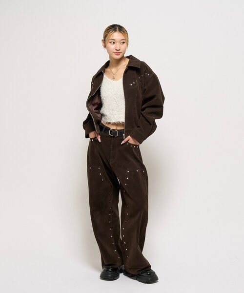 WHO'S WHO gallery(フーズフーギャラリー)の「シャギーニットキャミ(ニット/セーター・レディース・ホワイト/ブラック/ブラウン・FREE)」の8枚目の写真