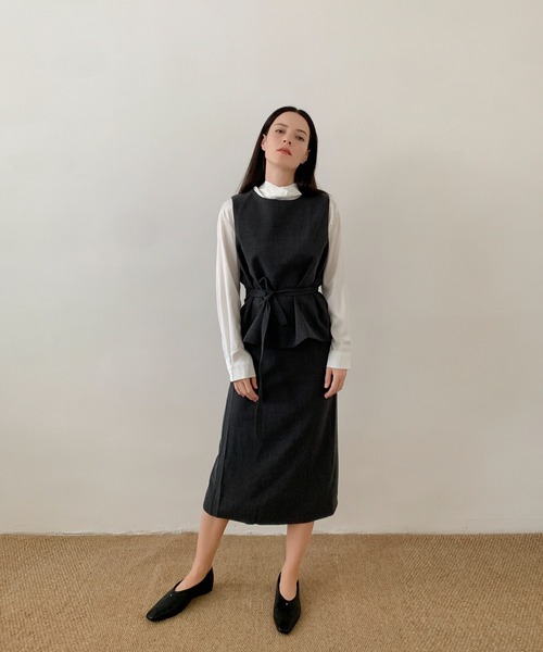 DECADE CLASSIC(ディケイド クラシック)の「DECADE CLASSIC タイトロングスカート(スカート・レディース・ブラック/グレー・LARGE/MEDIUM)」の12枚目の写真