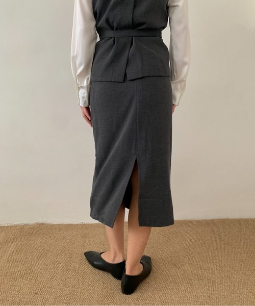 DECADE CLASSIC(ディケイド クラシック)の「DECADE CLASSIC タイトロングスカート(スカート・レディース・ブラック/グレー・LARGE/MEDIUM)」の15枚目の写真
