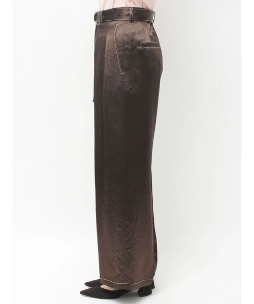 TONAL（トーナル）の「アセテート配色STワイドパンツ（その他パンツ・レディース・ブラウン/ミント/ベージュ・SMALL/MEDIUM）」の12枚目の写真
