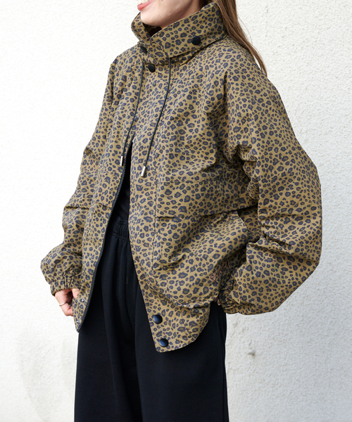 SALE限定価格　fcrb レオパード　ナイロンブルゾン NIKE/FCRB/ナイロンパーカー/レオパード/ヒョウ柄/ジャケット