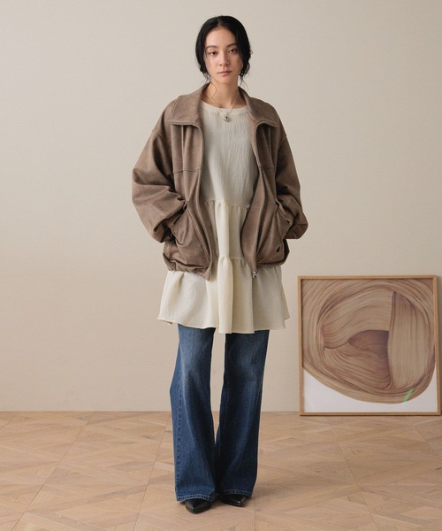 LOWRYS FARM(ローリーズファーム)の「ストレッチデニムフレアパンツ 588985(デニムパンツ・レディース・ブルー/ブラック/ライトブルー・LARGE/MEDIUM)」の22枚目の写真