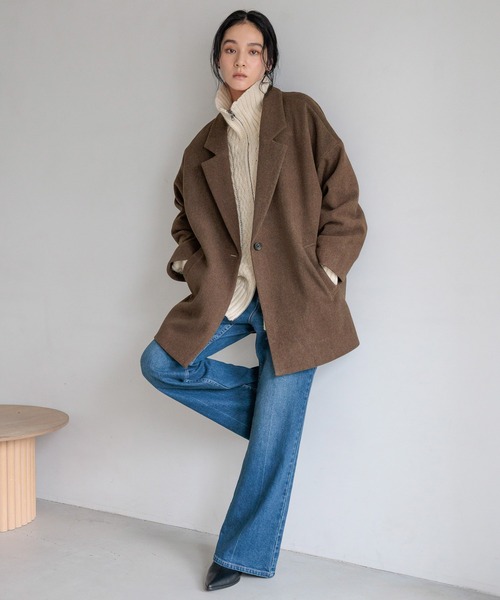 LOWRYS FARM(ローリーズファーム)の「ストレッチデニムフレアパンツ 588985(デニムパンツ・レディース・ブルー/ブラック/ライトブルー・LARGE/MEDIUM)」の4枚目の写真