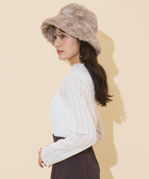 WILLSELECTION(ウィルセレクション)の「メロウハイネックトップス(その他トップス・レディース・アイボリー/ブラック/オフホワイト・FREE)」の9枚目の写真