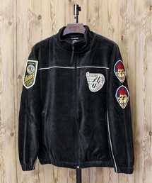 AVIREX（アヴィレックス）の「VELOUR RAGLAN SLEEVE STAND ZIP 'A.C.D'（ジャージ）」